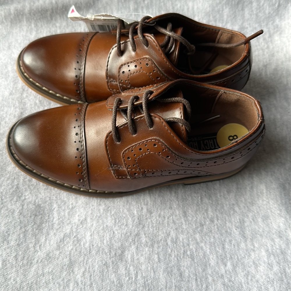 😍😍😍Stacy Adams Dickinson Cap Toe Oxford Toddler Toys Size 8❤️❤️❤️